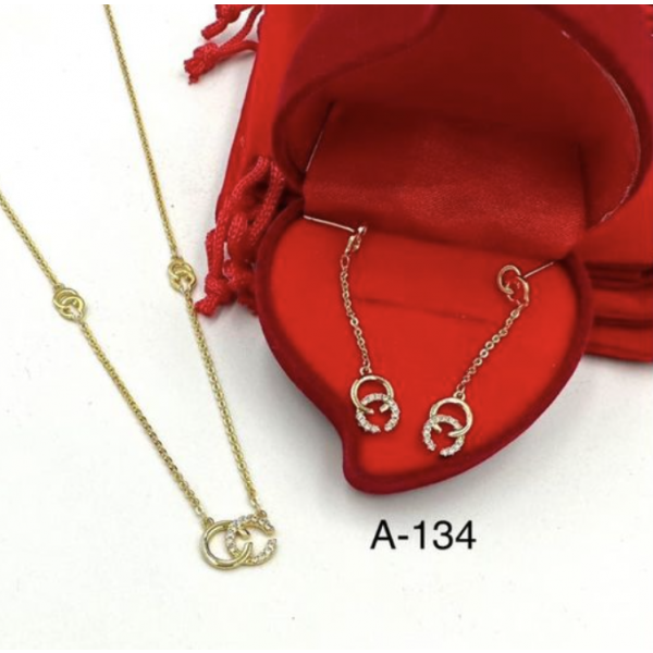 Necklace & Earrings set A - 134