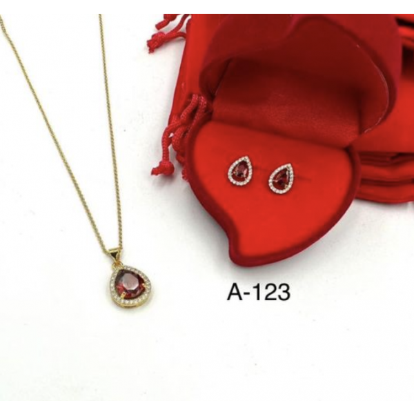 Necklace & Earrings set a - 123