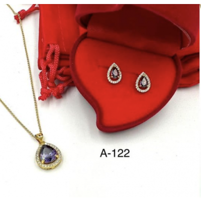 Necklace & Earrings set a - 122