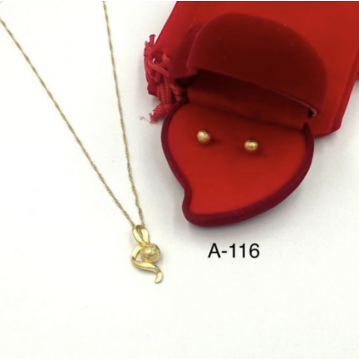 Necklace & Earrings set a - 116