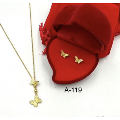 Necklace & Earrings set a - 119