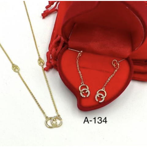 Necklace & Earrings set A - 134